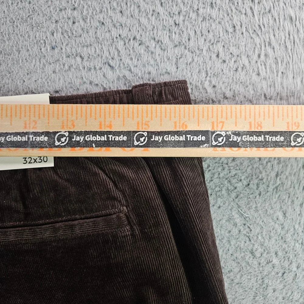 Banana Republic Mens Travel Straight Corduroy Pants Brown 32x30 NEW NWT